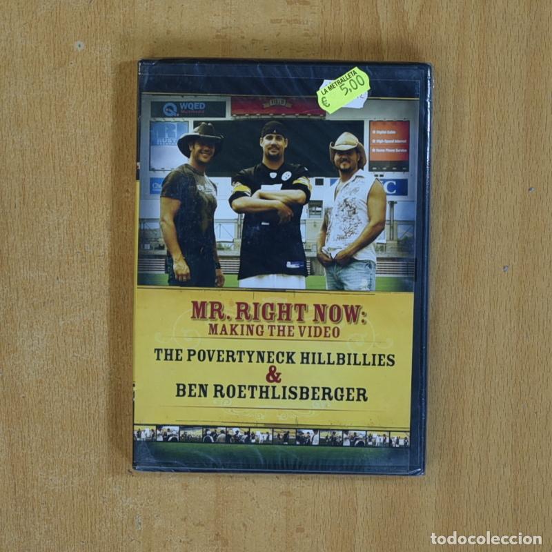 Musikvideos und DVDs: THE POVERTYNECK HILLBILLIES & BEN ROETHLISBERGER - MR RIGHT NOW MAKING THE VIDEO - DVD