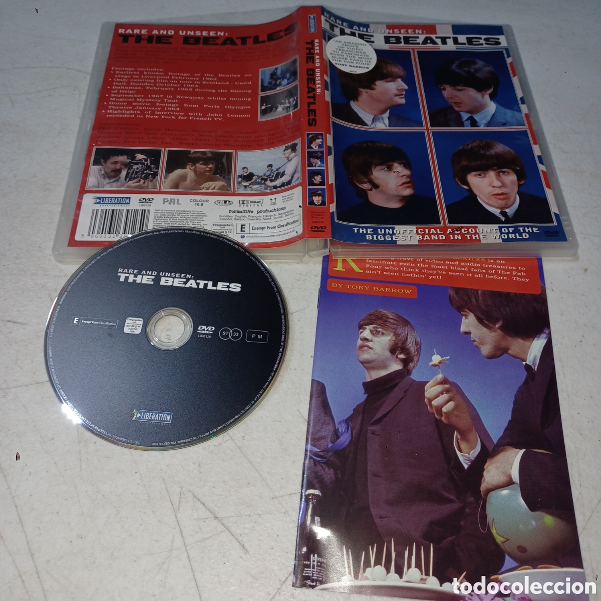V&iacute;deos y DVD Musicales: DVD RARE AND UNSEEN: THE BEATLES