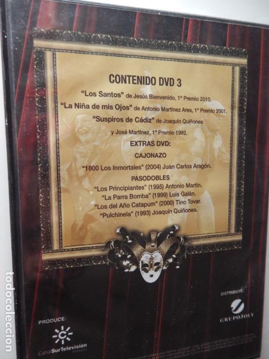 V&iacute;deos y DVD musicales: COMPARSAS , LA PASION DEL FALLA N&ordm; 3 - DVD - Foto 2