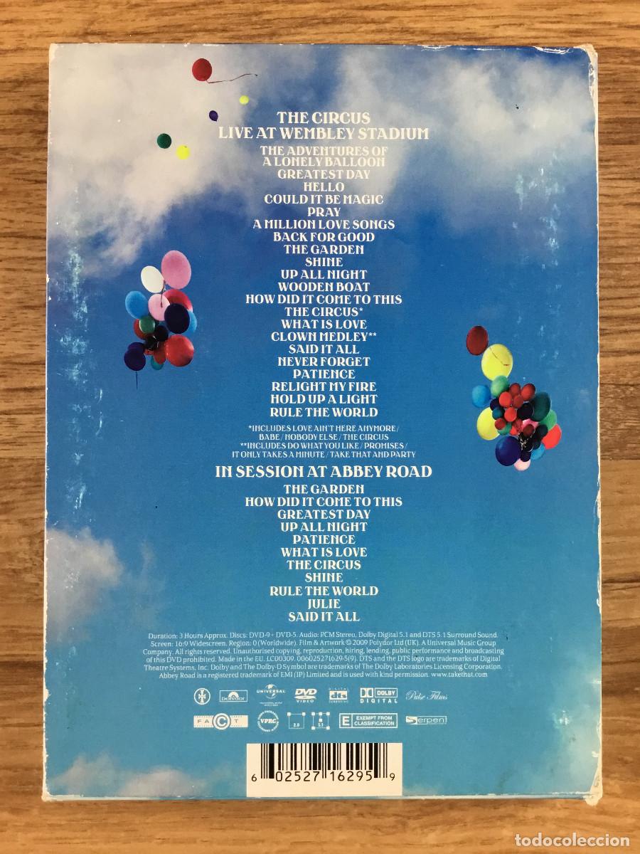 V&iacute;deos y DVD musicales: TAKE THAT - THE CIRCUS LIVE 2 DVD - Foto 2