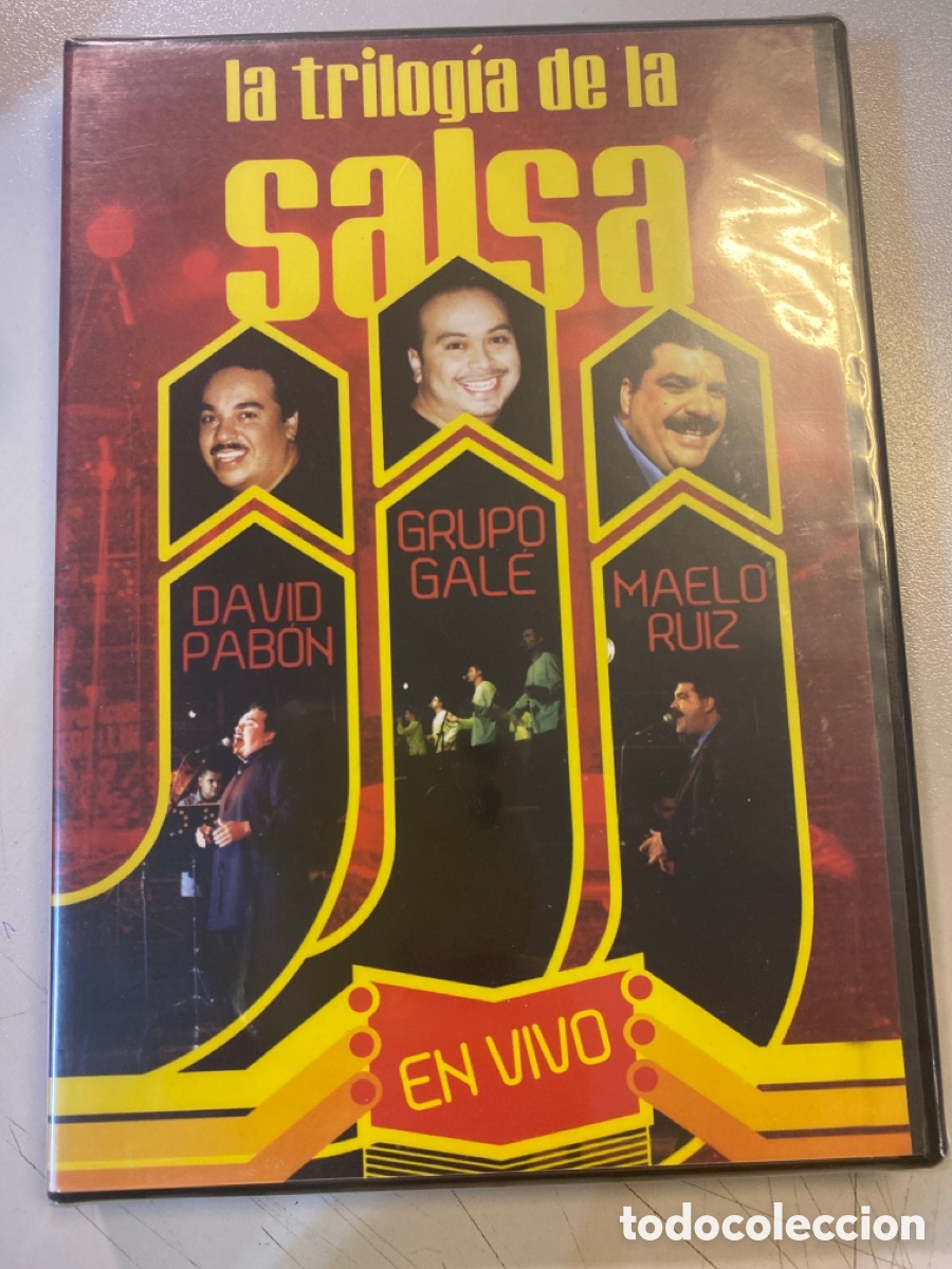 Vid&eacute;os y DVD Musicaux: DVD TRILOGIA DE LA SALSA - DAVID PABON + GRUPO GALE + MAELO RUIZ EN VIVO DVD PRECINTADO