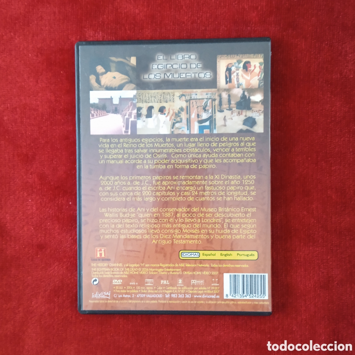 V&iacute;deos y DVD musicales: El Libro Egipcio de Los Muertos - Foto 2