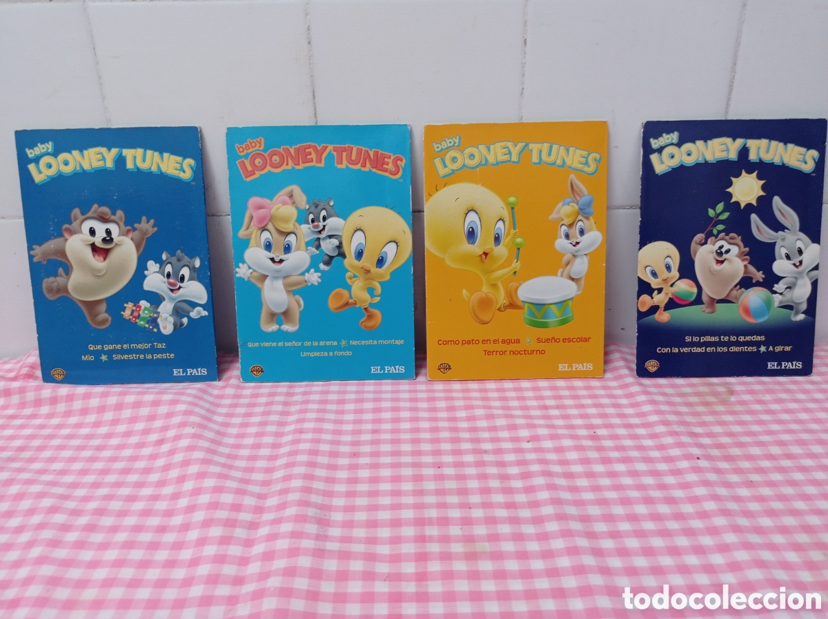 V&iacute;deos y DVD Musicales: LOTE 4 DVD BABY LOONEY TUNES, BUEN ESTADO