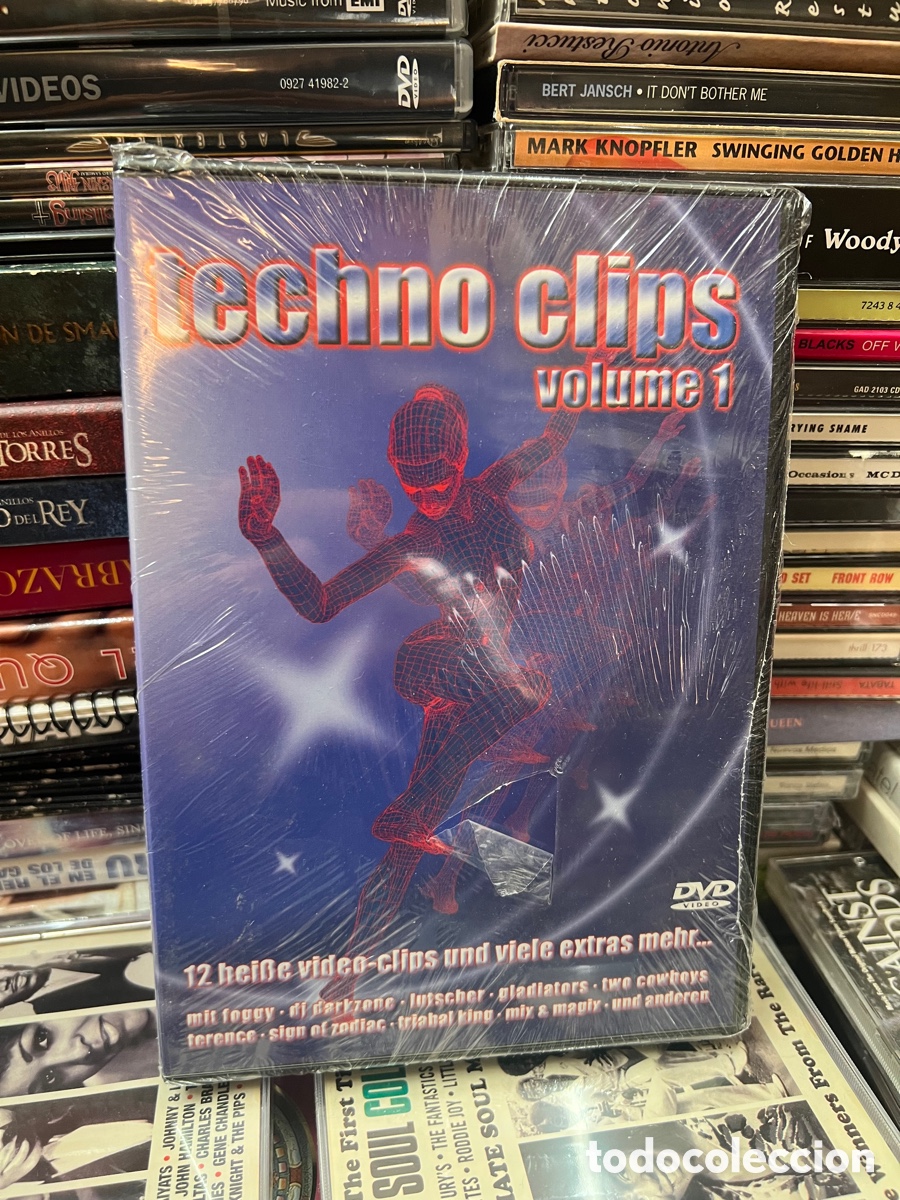 V&iacute;deos y DVD musicales: Techno clips volume 1 precintado - Foto 1