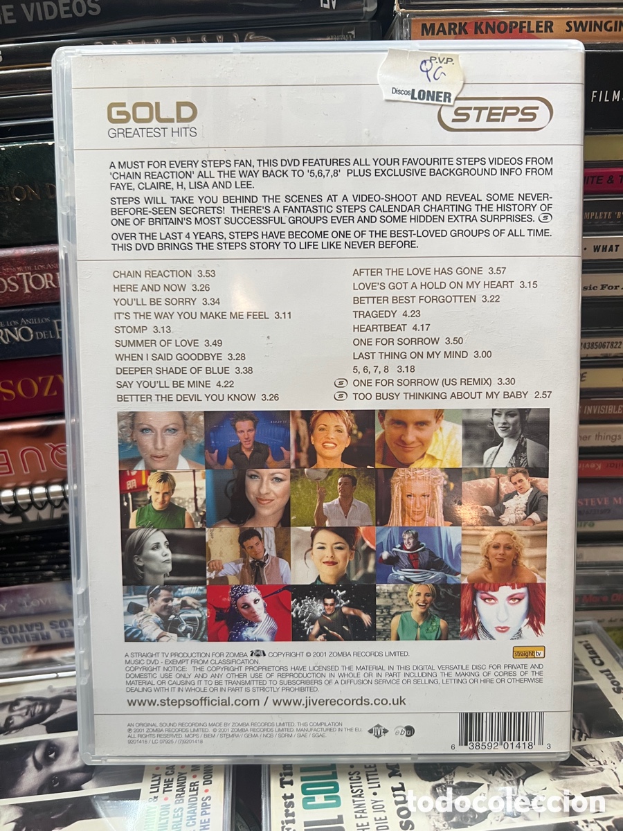 V&iacute;deos y DVD musicales: Steps Gold Greatest hits - Foto 2