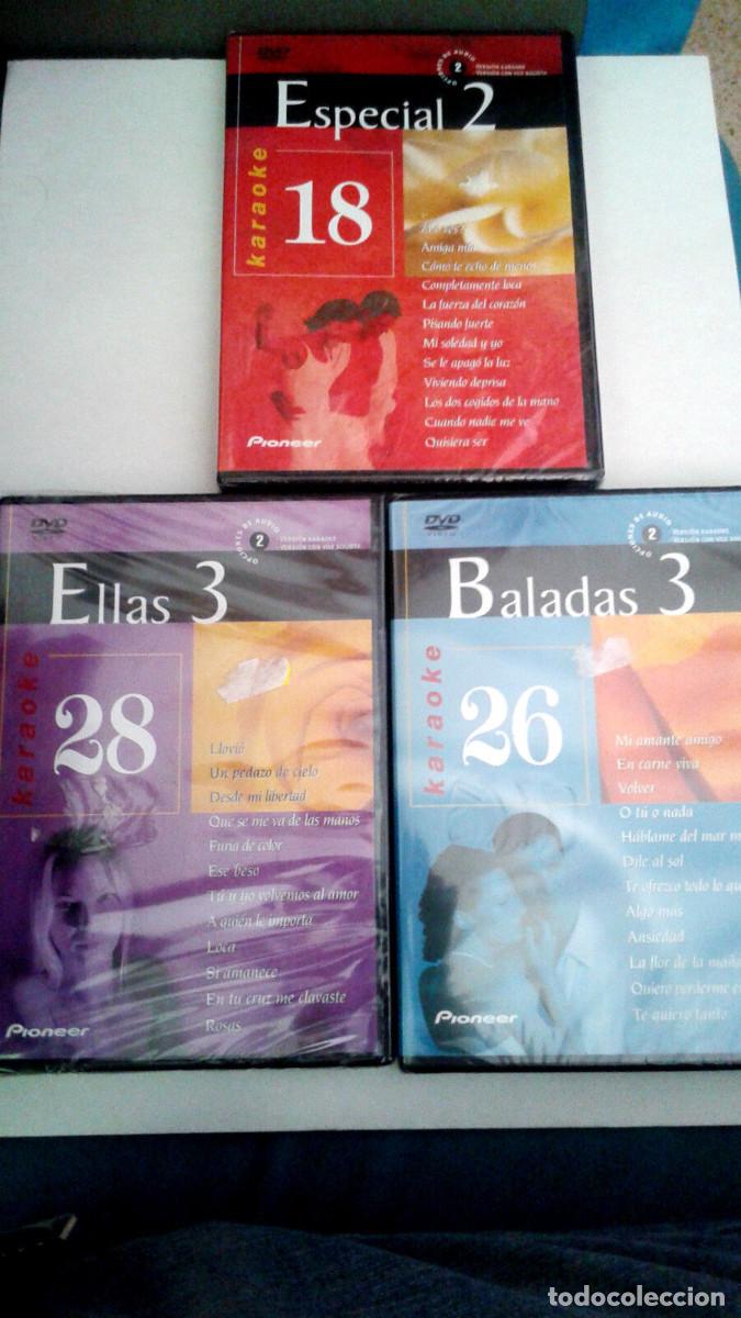 Vid&eacute;os y DVD Musicaux: DVD &rdquo;KARAOKE BALADAS 3 / ELLAS 3 / ESPECIAL 2&rdquo; 3 DVD PRECINTADO