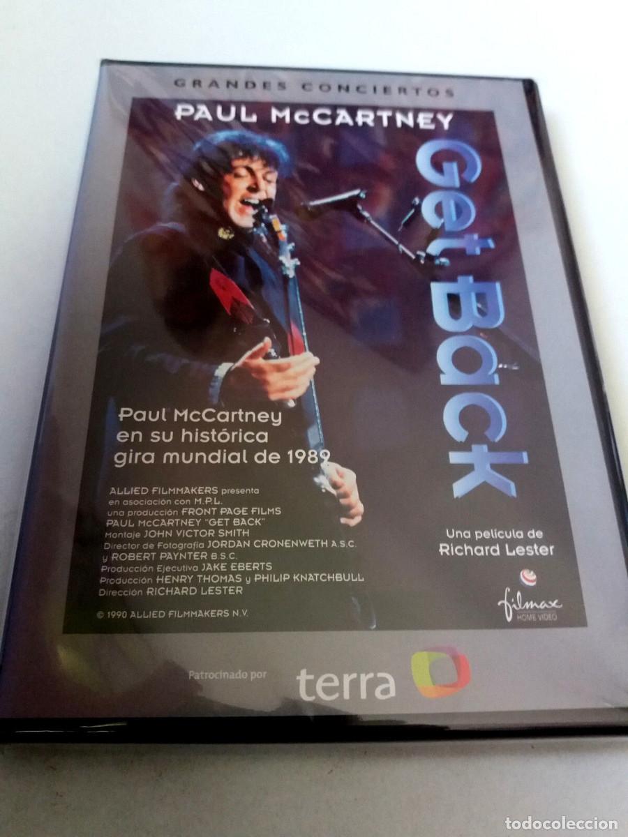 V&iacute;deos y DVD musicales: PAUL McCARTNEY &rdquo;GET BACK&rdquo; DVD COMO NUEVO - Foto 1