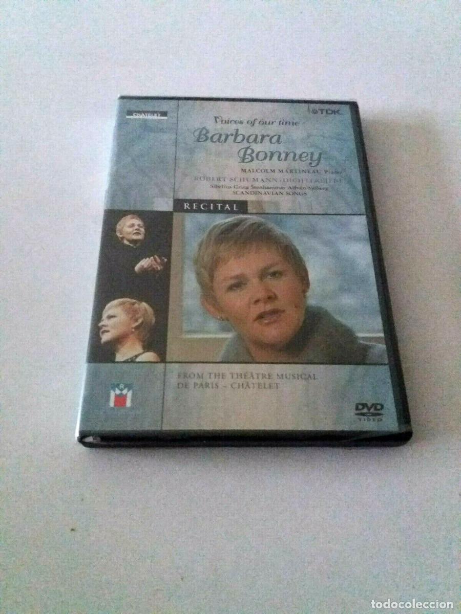 V&iacute;deos y DVD Musicales: DVD &rdquo;BARBARA BONNEY VOICES OF OUR TIME&rdquo; COMO NUEVO MALCOLM MARTINEAU ROBERT SCHU