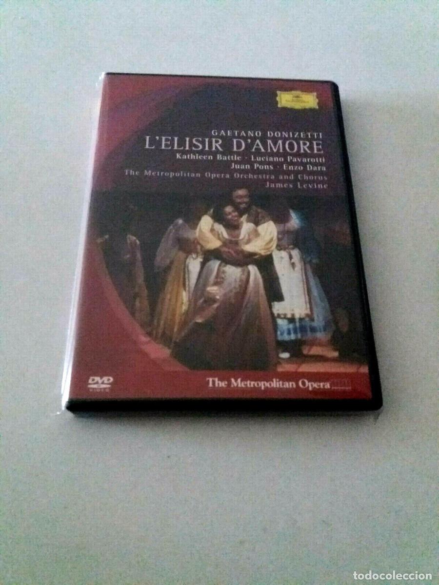 Music Videos and DVDs: DVD &rdquo;DONIZETTI L'ELISIR D'AMORE&rdquo; COMO NUEVO LUCIANO PAVAROTTI JAMES LEVINE BATLL