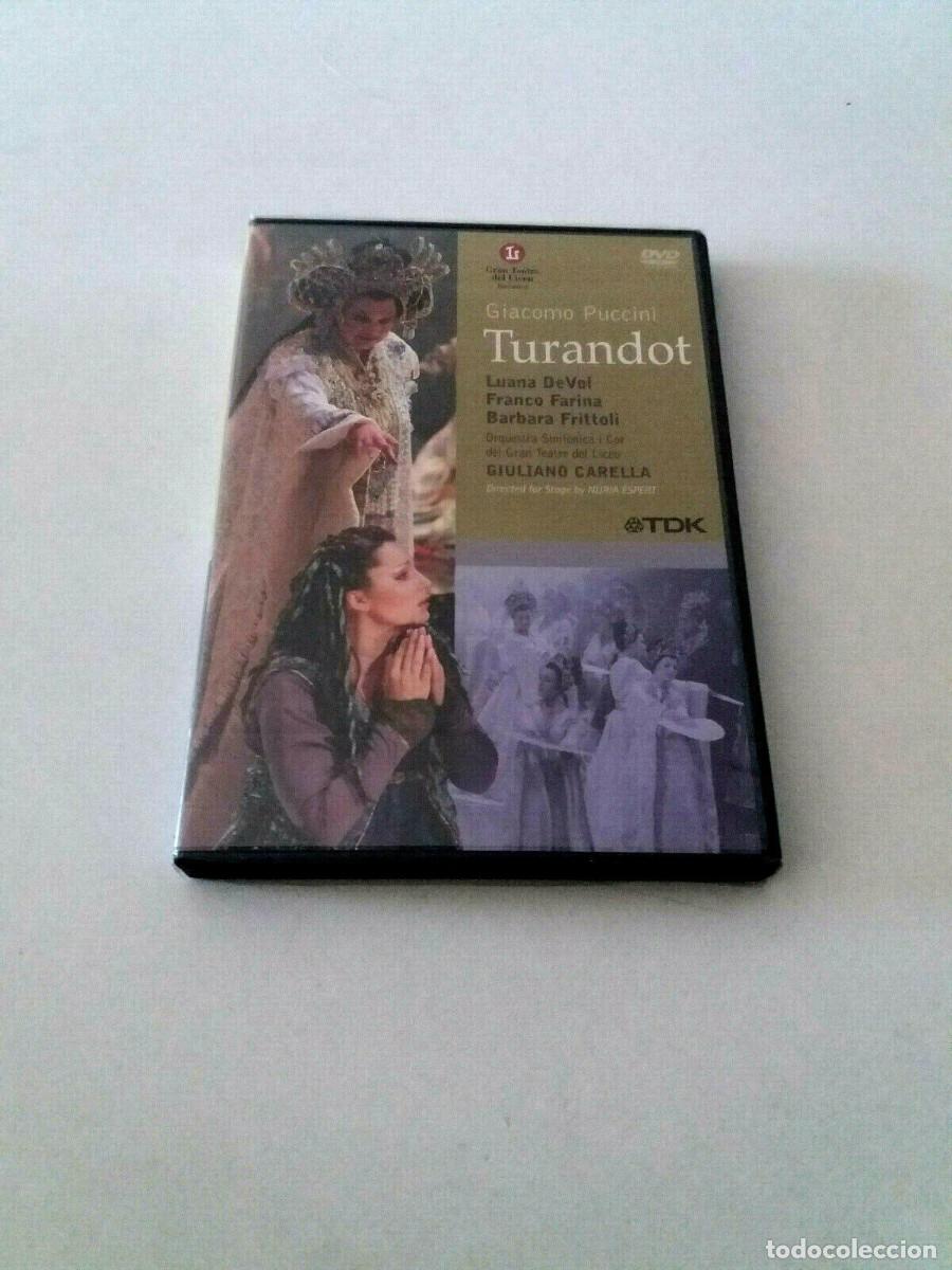 V&iacute;deos y DVD Musicales: DVD &rdquo;PUCCINI TURANDOT&rdquo; COMO NUEVO LICEU GIULIANO CARELLA LUANA DEVOL FRANCO FARI