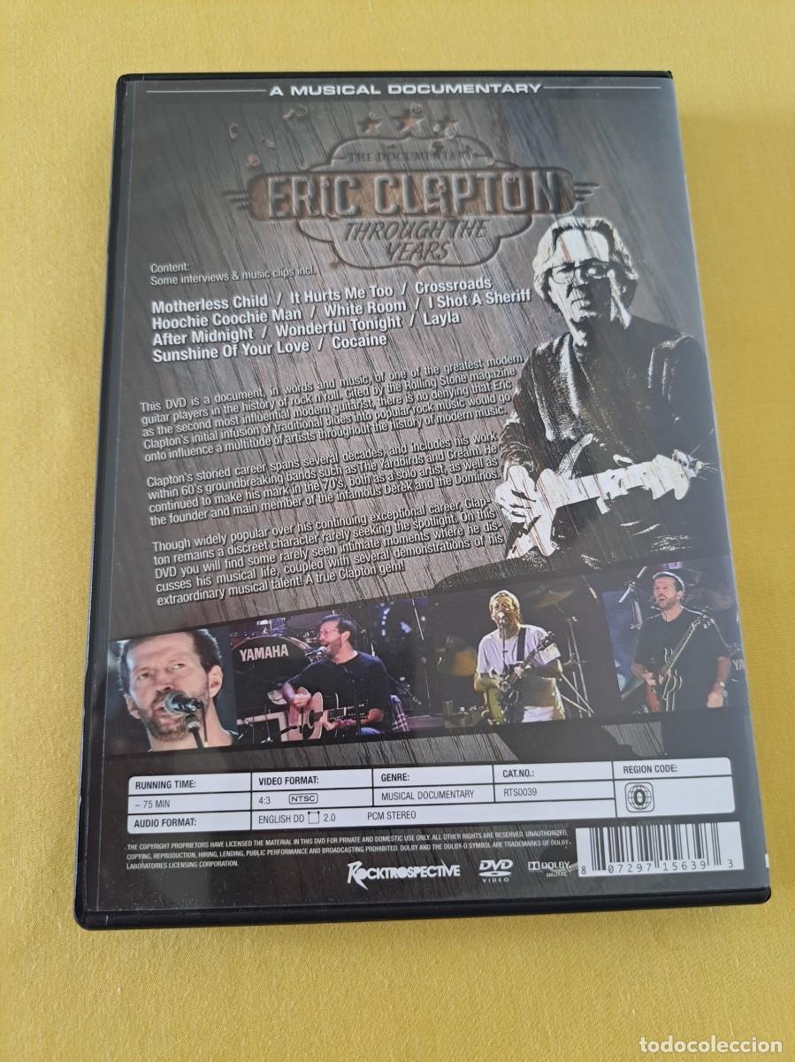V&iacute;deos y DVD musicales: ERIC CLAPTON - THROUGH THE YEARS (THE DOCUMENTARY) - DVD - Foto 3