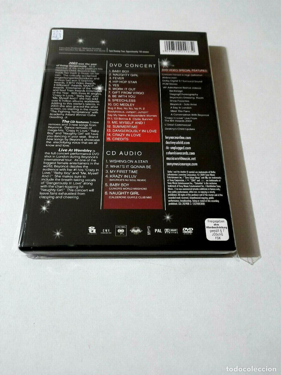 V&iacute;deos y DVD musicales: BEYONCE &rdquo;LIVE AT WEMBLEY&rdquo; DVD+CD - Foto 2