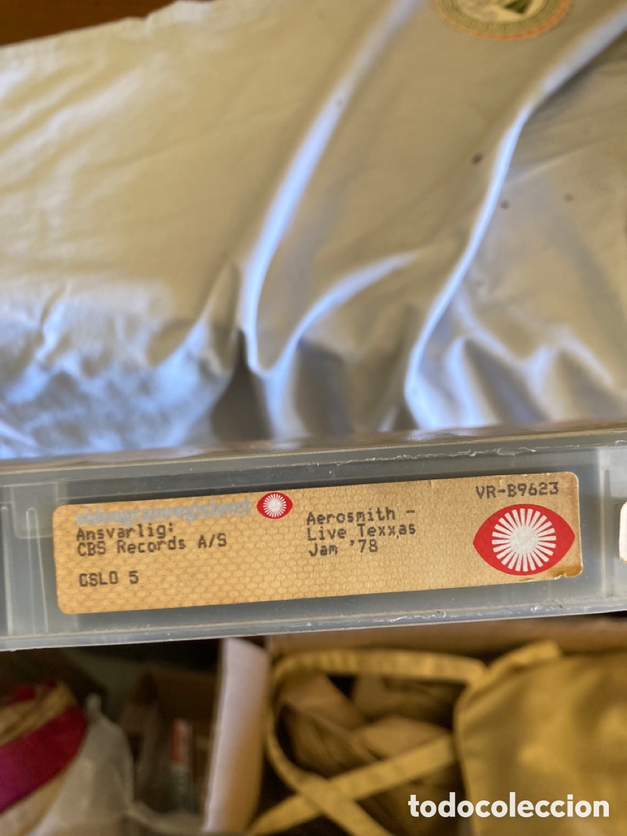V&iacute;deos y DVD musicales: VHS aerosmith, live 1978 - Foto 4