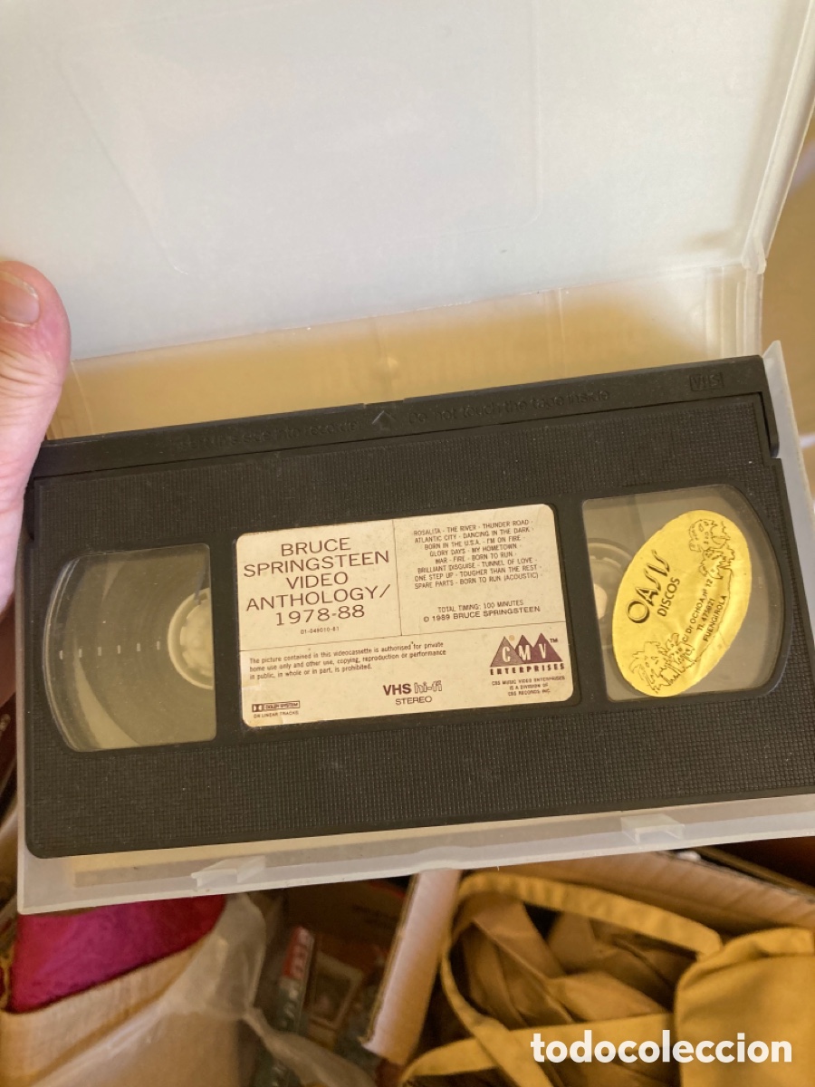 V&iacute;deos y DVD musicales: VHS bruce springstenn - Foto 2