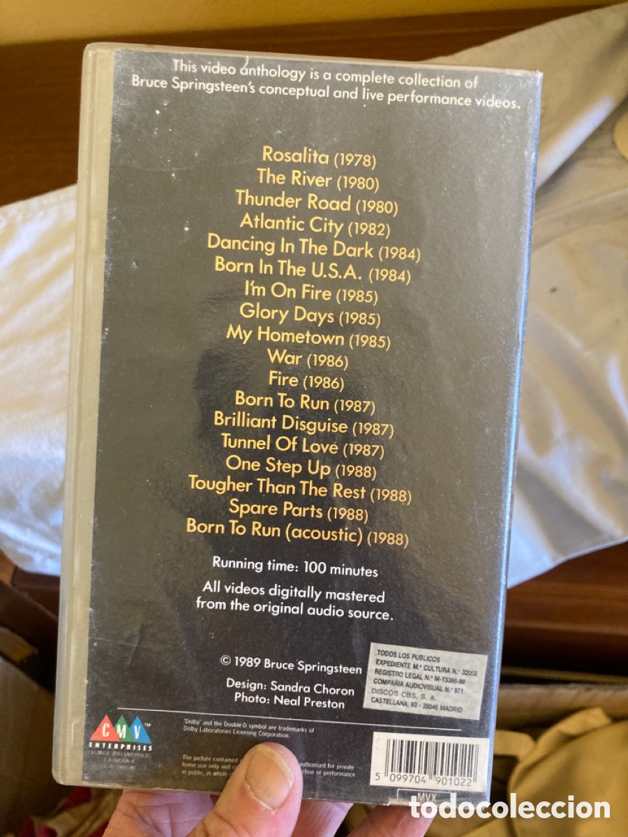 V&iacute;deos y DVD musicales: VHS bruce springstenn - Foto 3
