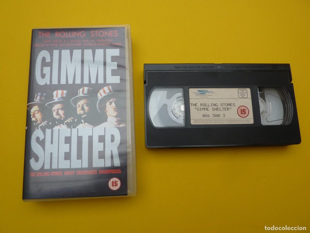 vhs rolling stones - gimme shelter - uk press - - Buy Music videos