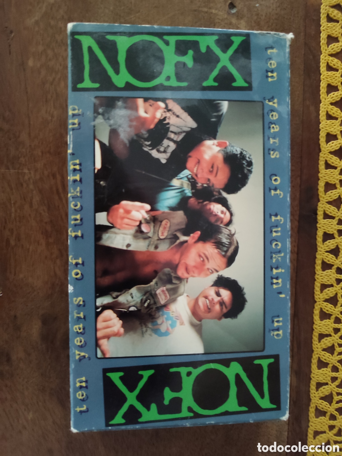 V&iacute;deos e DVD Musicais: Nofx ten years of fucking up vhs