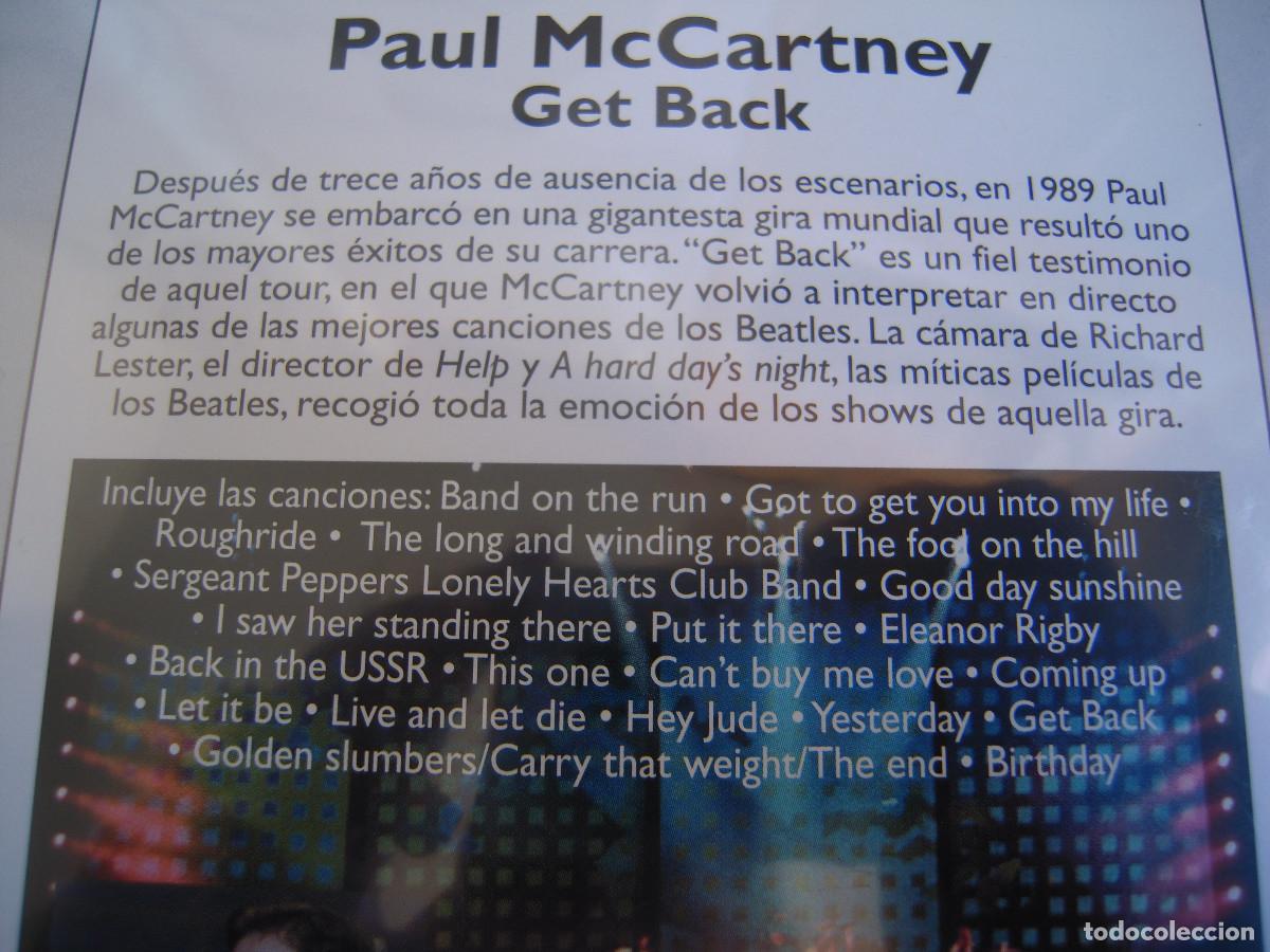 V&iacute;deos y DVD musicales: DVD Paul McCartney Get Back - Foto 6