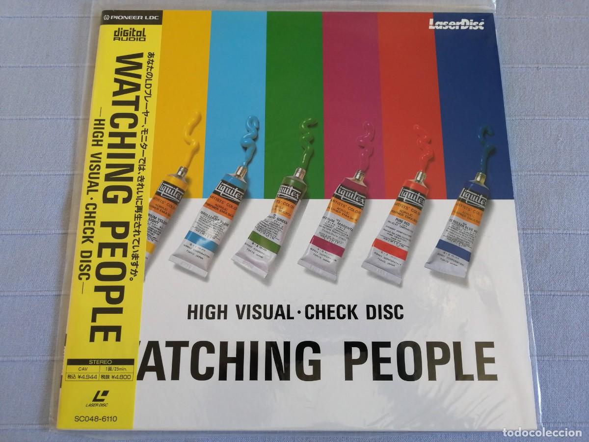V&iacute;deos y DVD musicales: High Visual Check Disc - Watching People - LaserDisc - Foto 1