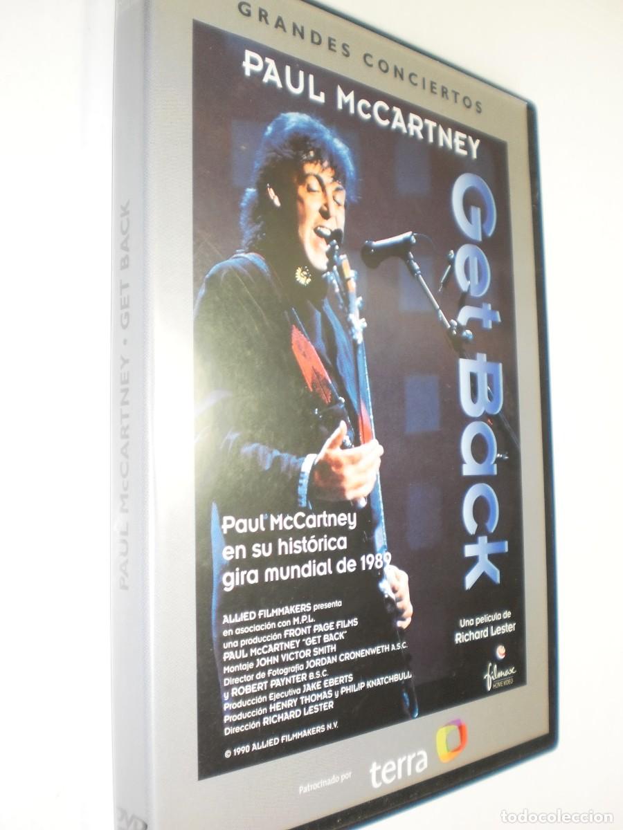 Vid&eacute;os y DVD Musicaux: dvd paul mc cartney. get back. 85 min (seminuevo)