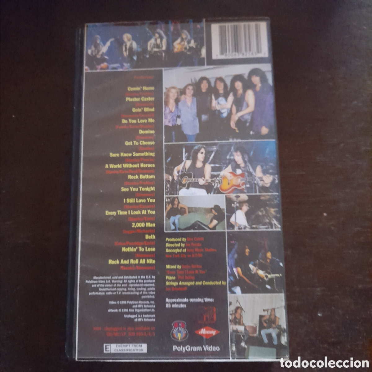 V&iacute;deos y DVD musicales: Kiss unplugged. VHS - Foto 2