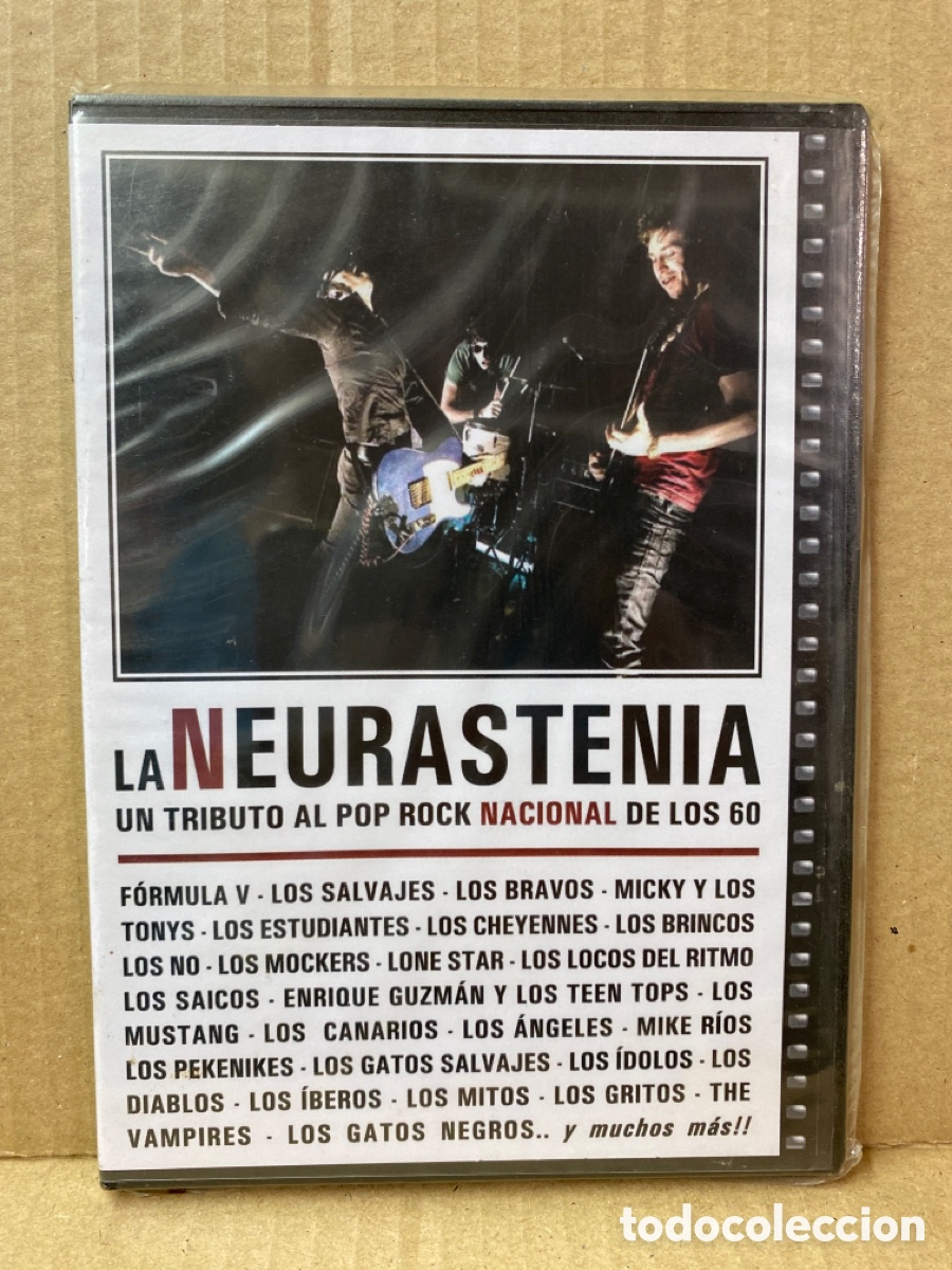 V&iacute;deos y DVD Musicales: DVD LA NEURASTENIA, UN TRIBUTO AL POP ROCK NACIONAL DE LOS 60. PRECINTADO DE F&Aacute;BRICA!