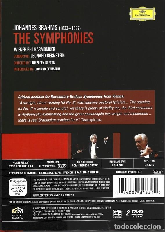 V&iacute;deos y DVD musicales: BRAHMS THE SYMPHONIES - Foto 2