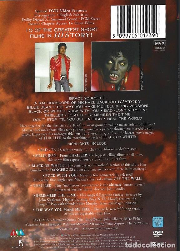 V&iacute;deos y DVD musicales: MICHAEL JACKSON VIDEO GREATEST HITS - Foto 2