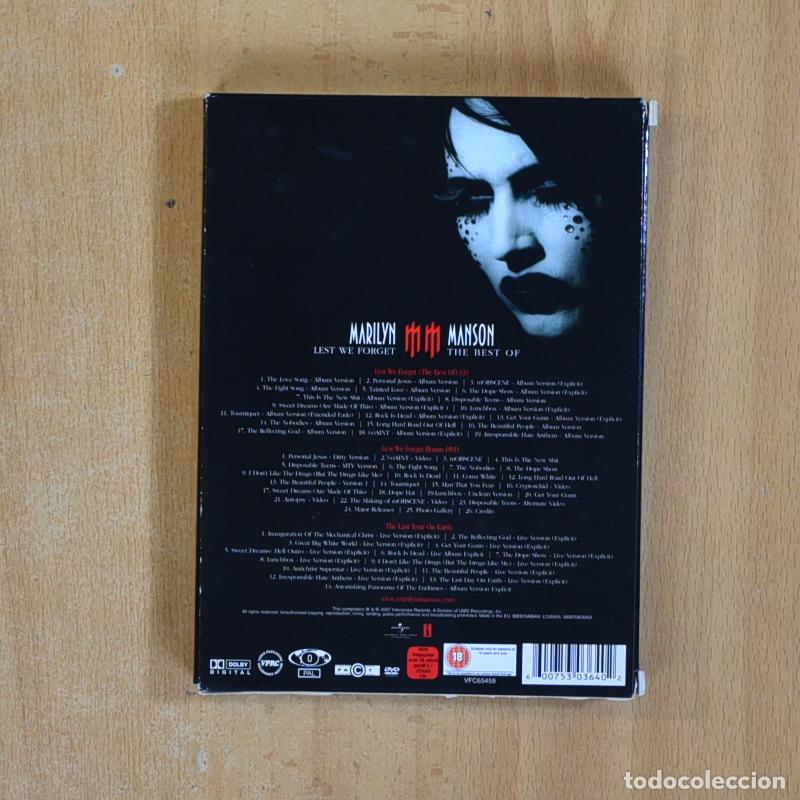 V&iacute;deos y DVD musicales: MARILYN MANSON - LEST WE FORGET - DVD - Foto 2
