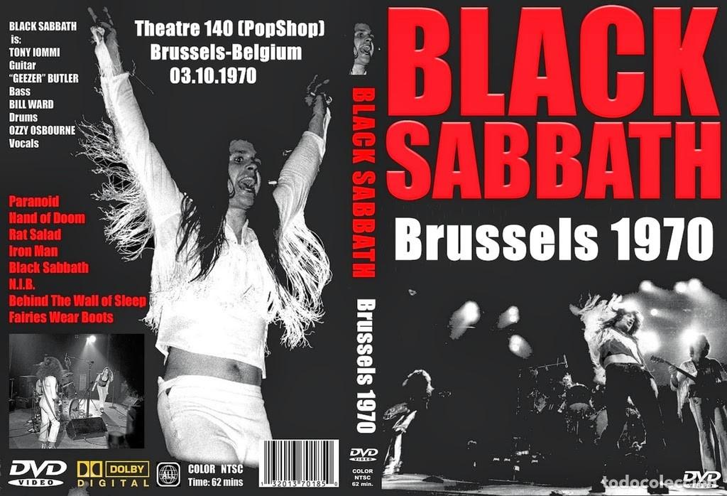 V&iacute;deos y DVD musicales: BLACK SABBATH. BRUSSELS 1970. DVD.
