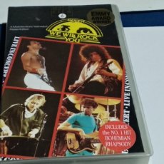 Video e DVD Musicali: QUEEN WE WILL ROCK YOU / 1989 MUSIC CLUB CINTA VHS - CONCIERTO LIVE CONCERT - POCO USO 90 MINUTOS