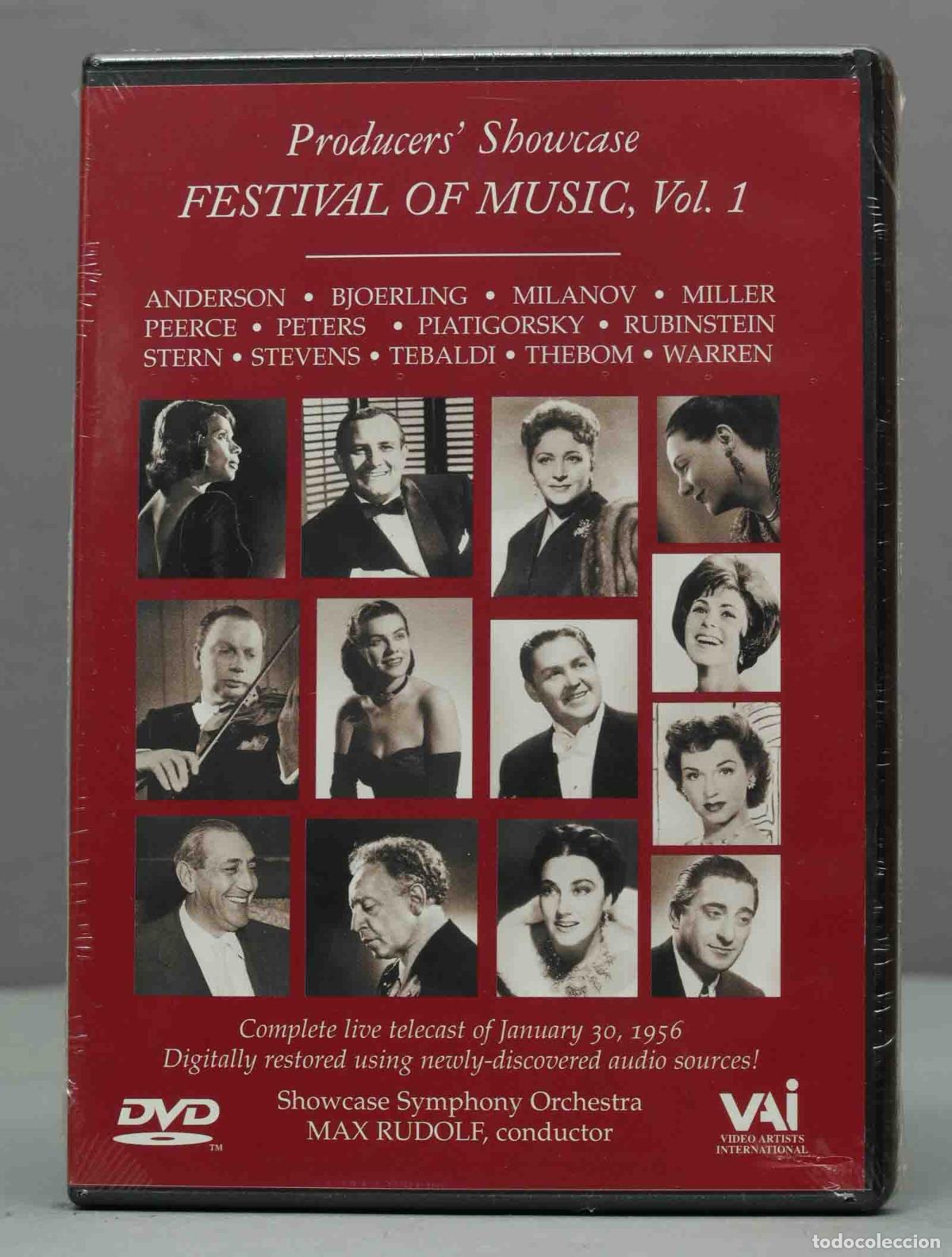 V&iacute;deos y DVD Musicales: DVD. Showcase Festival Of Music - Vol. 1 [1956] . PRECINTADO