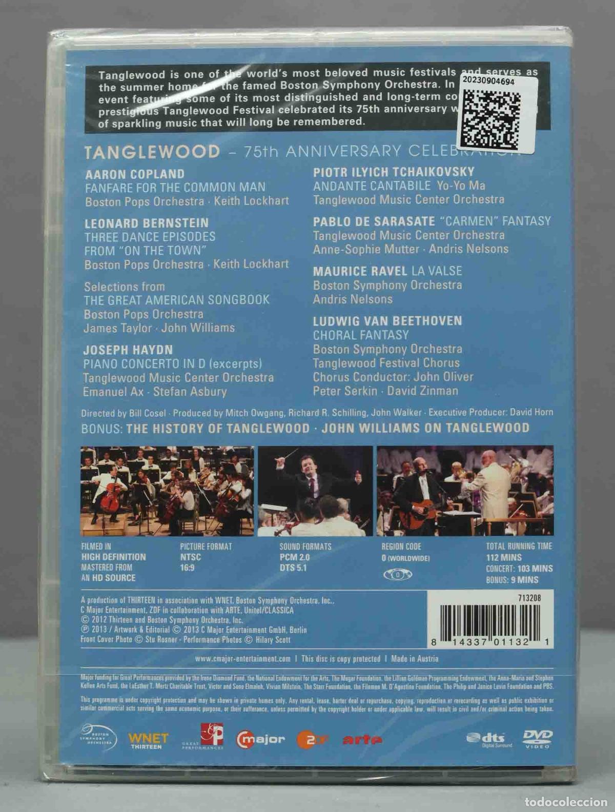 dvd. tanglewood - 75th anniversary celebration - Compra venta en  todocoleccion