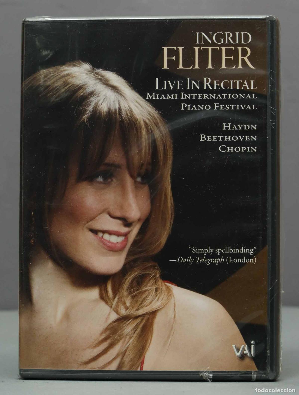V&iacute;deos e DVD Musicais: DVD. Ingrid Fliter: Live in Recital. PRECINTADO