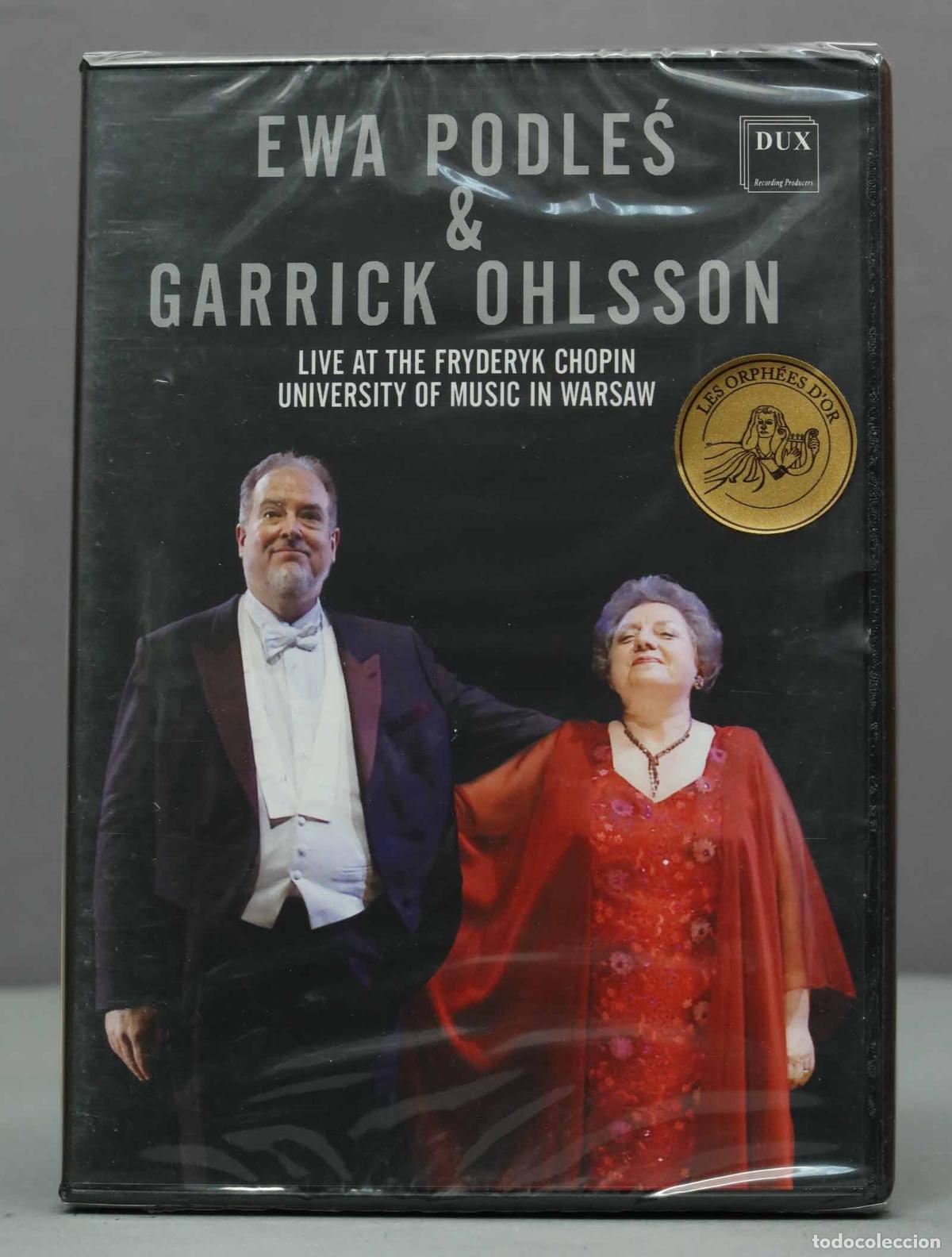 V&iacute;deos e DVD Musicais: DVD. Ewa Podles AND Garrick Ohlsson: Live at the Fr&eacute;d&eacute;ric Chopin. PRECINTADO