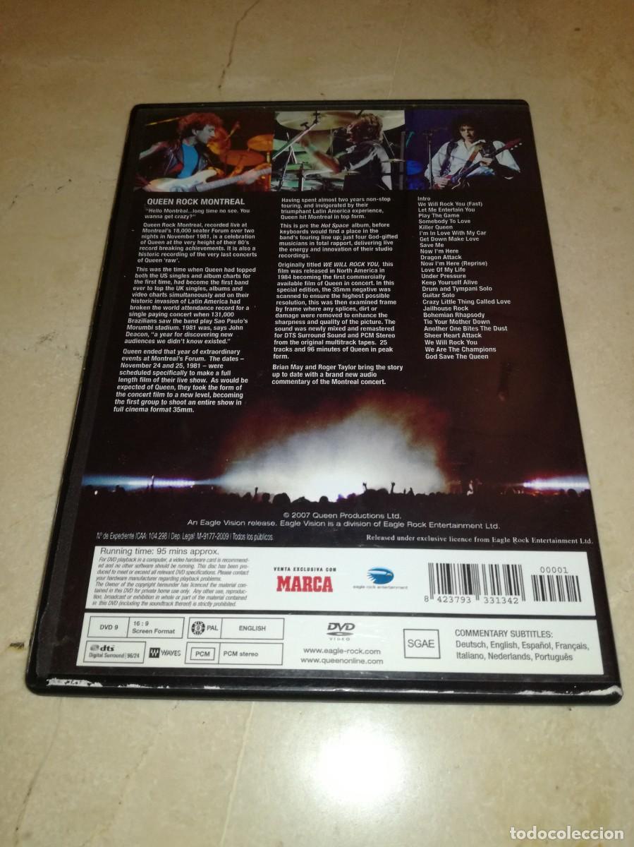 V&iacute;deos y DVD musicales: QUEEN-ROCK MONTREAL - Foto 2