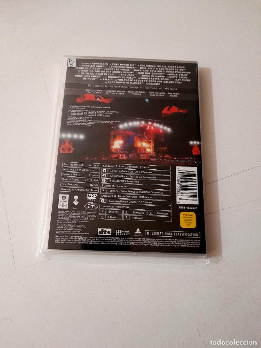 V&iacute;deos y DVD musicales: AC / DC &rdquo;STIFF UPPER LIP LIVE&rdquo; DVD - Foto 2