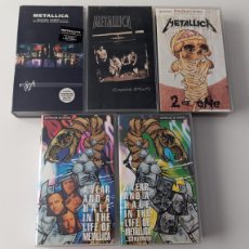 Vídeos y DVD Musicales: METALLICA - LOTE DE VIDEOS VHS