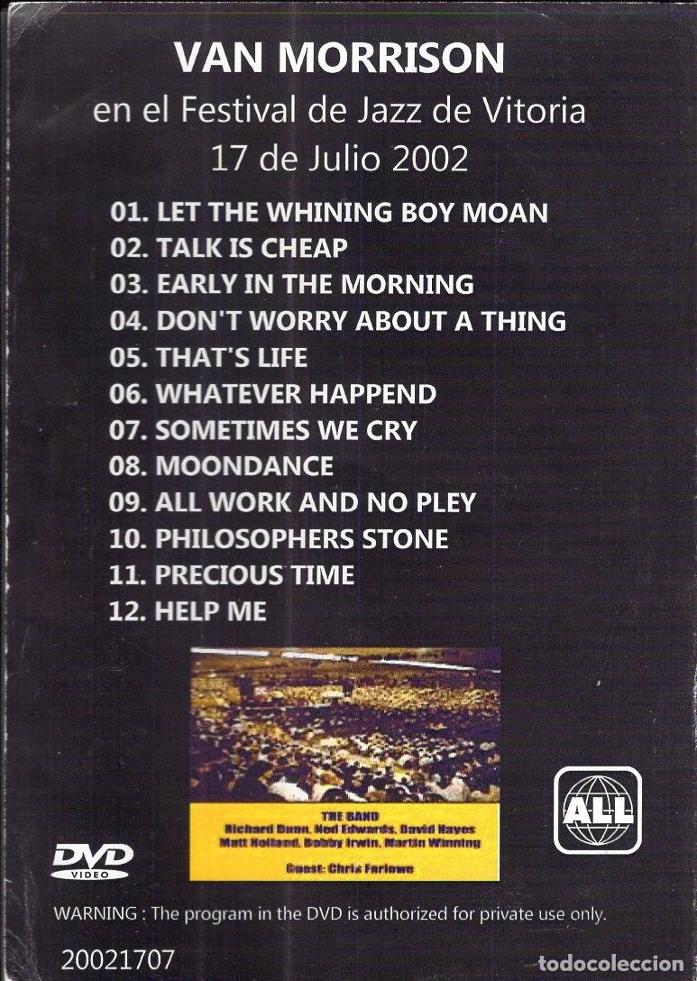V&iacute;deos y DVD musicales: VAN MORRISON DVD - VITORIA 2002 - Foto 2
