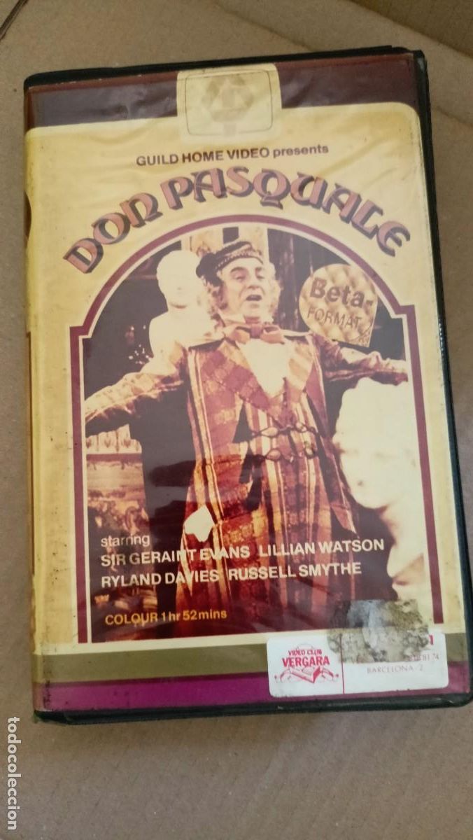 V&iacute;deos y DVD musicales: Don Pasquale VHS .Opera . - Foto 1