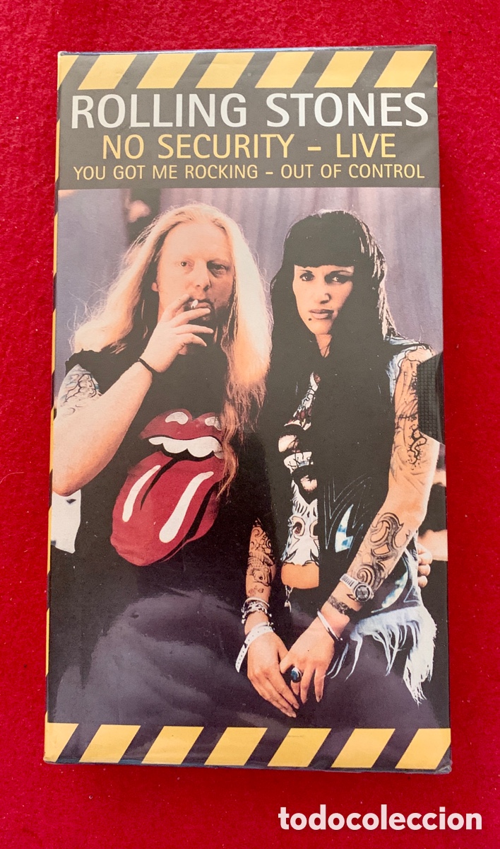 Music Videos and DVDs: Rolling Stones-No security (1998, live) VHS-Edici&oacute;n Exclusiva