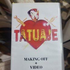 Vídeos y DVD Musicales: ROSARIO, TATUAJE MAKING OFF + VIDEO VHS SELLO ARIOLA...DE LA CANCIÓN TE LO JURO YO