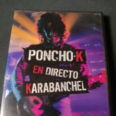 Vídeos y DVD Musicales: DVD PONCHO-K EN DIRECTO KARABANCHEL