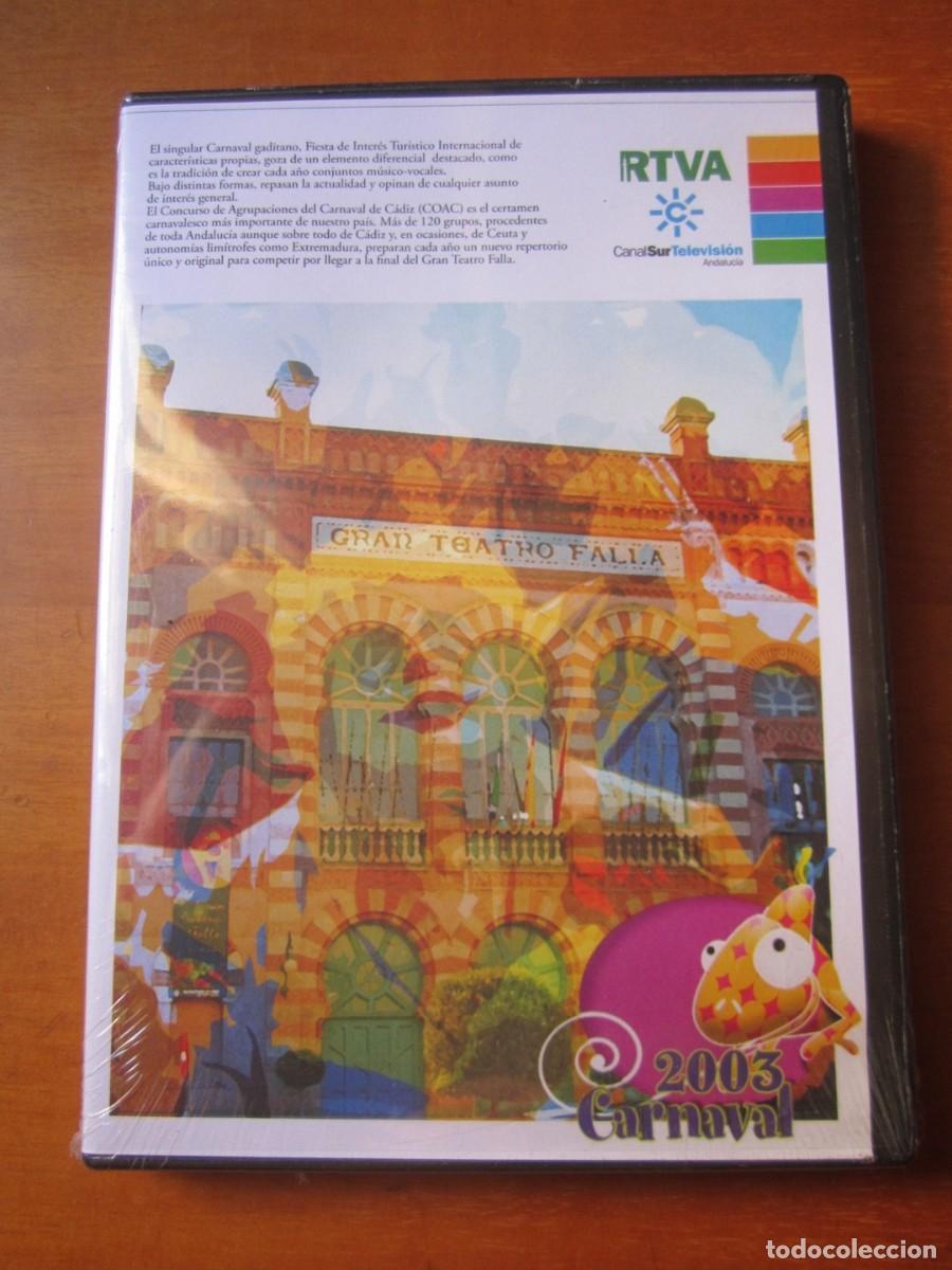Vid&eacute;os y DVD Musicaux: Final COAC Concurso Agrupaciones Carnaval Cadiz 2003 (Canal Sur 4 DVD Precintados)