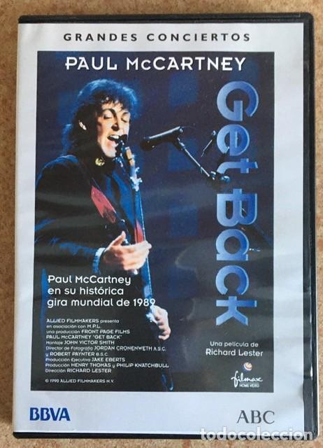 V&iacute;deos y DVD musicales: PAUL MCCARTNEY - GET BACK - Foto 1