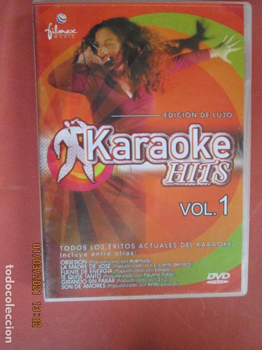 Musikvideos und DVDs: KARAOKE HITS VOL 1 DVD EDICION DE LUJO - EXITOS ACTUALES VER CARATULA