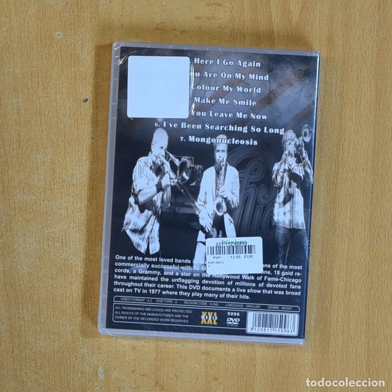 V&iacute;deos y DVD musicales: CHICAGO LIVE PERFORMANCE 1977 - DVD - Foto 2