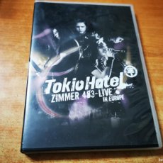 Vídeos y DVD Musicales: TOKIO HOTEL ZIMMER 483 LIVE IN EUROPE 2 DVD DEL AÑO 2007 CONTIENE 18 TEMAS + DOCUMENTAL