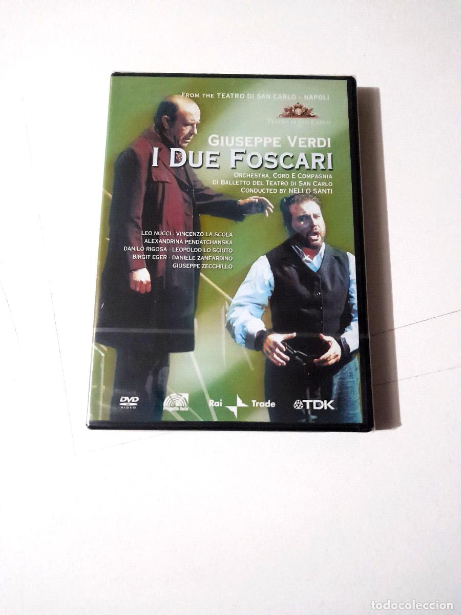 Musikvideos und DVDs: NELLO SANTI &rdquo;VERDI I DUE FOSCARI&rdquo; DVD COMO NUEVO LEO NUCCI VINCENZO LA SCOLA AL