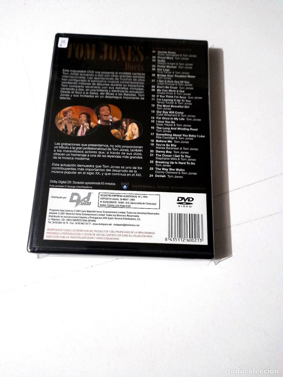 V&iacute;deos y DVD musicales: TOM JONES &rdquo;DUETS&rdquo; DVD - Foto 2